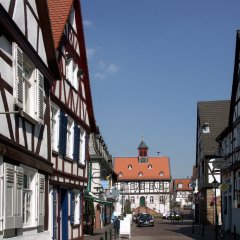 Das historische Rathaus der Stadt Bad Vilbel