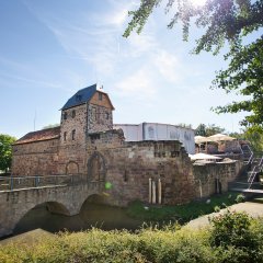 Historische Wasserburg der Stadt Bad Vilbel